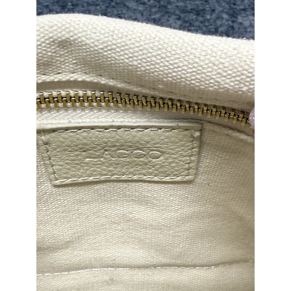 LAGGO Crossbody Bag Womens Ivory Stitched Envelope Convertible Clutch - Picture 3 of 10